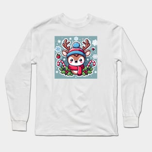 Cute Deer Christmas Long Sleeve T-Shirt